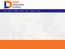 Tablet Screenshot of derbylanguageschool.com
